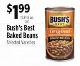 Pioneer Supermarkets Bush's Best Baked Beans offer