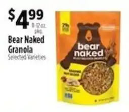 Pioneer Supermarkets Bear Naked Granola offer
