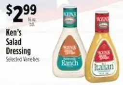 Pioneer Supermarkets Ken's Salad Dressing offer