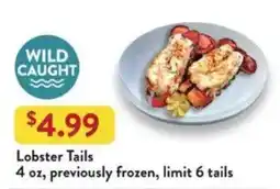 Fresh Thyme Wild Caught Lobster Tails offer