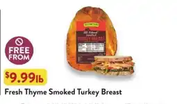 Fresh Thyme Fresh Thyme Smoked Turkey Breast offer