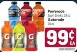 Tony’s Fresh Market Powerade Sport Drinks, Gatorade offer