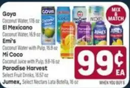 Tony’s Fresh Market Select Fruit Drinks offer