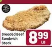 Tony’s Fresh Market Breaded Beef Sandwich Steak offer