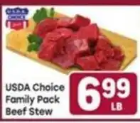 Tony’s Fresh Market Usda Choice Family Pack Beef Stew offer