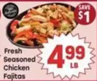 Tony’s Fresh Market Fresh Seasoned Chicken Fajitas offer