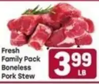 Tony’s Fresh Market Fresh Family Pack Boneless Pork Stew offer