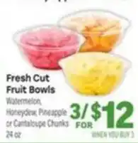 Tony’s Fresh Market Fresh Cut Fruit Bowls offer