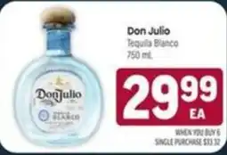 Tony’s Fresh Market Don Julio Tequila Blanco offer