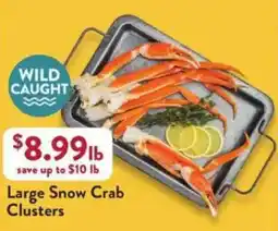 Fresh Thyme Large Snow Crab Clusters offer
