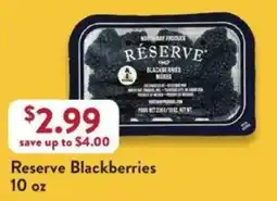 Fresh Thyme Reserve Blackberries offer