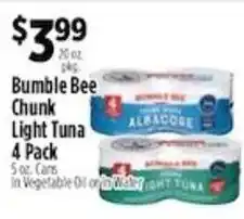 Pioneer Supermarkets Bumble Bee Chunk Light Tuna offer