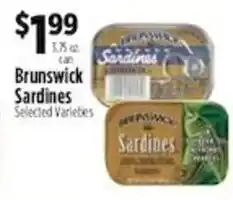 Pioneer Supermarkets Brunswick Sardines offer