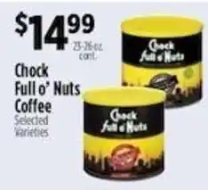 Pioneer Supermarkets Chock Full o' Nuts Coffee offer