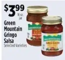 Pioneer Supermarkets Green Mountain Gringo Salsa offer