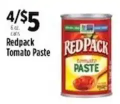 Pioneer Supermarkets Redpack tomato paste offer