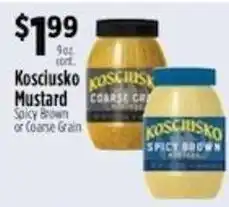 Pioneer Supermarkets Kosciusko Mustard offer