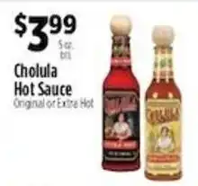 Pioneer Supermarkets Cholula Hot Sauce offer