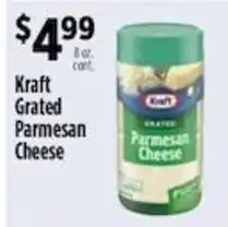 Pioneer Supermarkets Kraft grated parmesan cheese offer