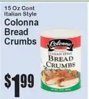 Super Fresh Colonna Italian Style Bread Crumbs offer