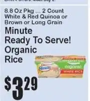 Super Fresh Minute Ready To Serve! Organic Rice offer