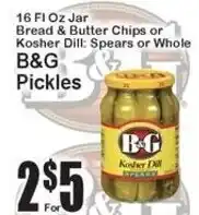Super Fresh B&G pickles offer