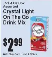 Super Fresh Crystal Light On The Go Drink Mix offer