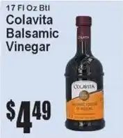 Super Fresh Colavita Balsamic Vinegar offer