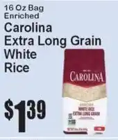Super Fresh Carolina extra long grain white rice offer