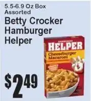 Super Fresh Betty Crocker hamburger helper offer