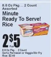 Super Fresh Minute Ready To Serve! Rice offer