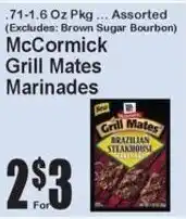Super Fresh McCormick Grill Mates Marinades offer