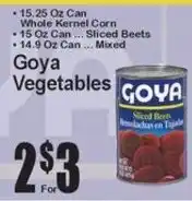 Super Fresh Goya vegetables offer