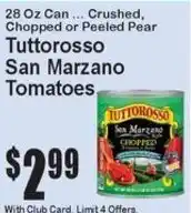 Super Fresh Tuttorossso San Marzano Tomatoes offer