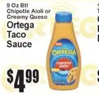 Super Fresh Ortega taco sauce offer