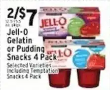 Met Foodmarkets Jell-O Gelatin or Pudding Snacks 4 Pack offer