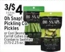 Met Foodmarkets Oh Snap! Pickling Co. Pickles offer