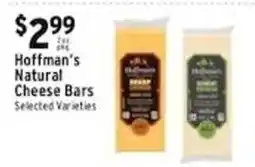 Met Foodmarkets Hoffman's Natural Cheese Bars offer