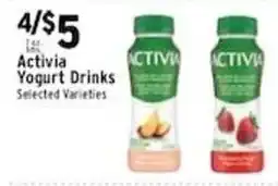 Met Foodmarkets Activia Yogurt Drinks offer