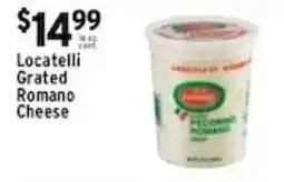 Met Foodmarkets Locatelli Grated Romano Cheese offer
