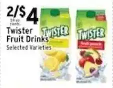 Met Foodmarkets Twister Fruit Drinks offer