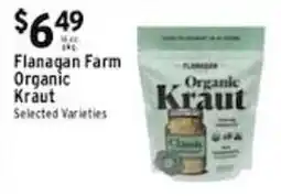 Met Foodmarkets Flanagan Farm Organic Kraut offer