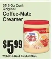 Super Fresh Nestle coffee-mate creamer offer