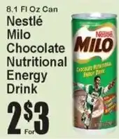 Super Fresh Nestlé Milo Chocolate Nutritional Energy Drink offer