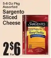 Super Fresh Sargento sliced cheese offer