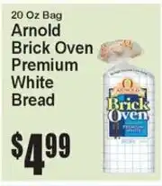 Super Fresh Arnold Brick Oven Premium White Bread offer