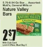 Super Fresh Nature Valley Bars offer