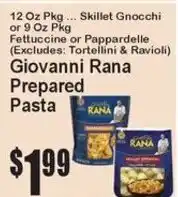 Super Fresh Giovanni Rana Prepared Pasta offer