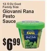Super Fresh Giovanni Rana Pesto Sauce offer