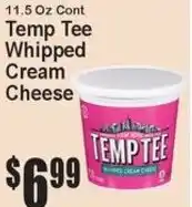 Super Fresh Temp Tee Whipped Cream Cheese offer
